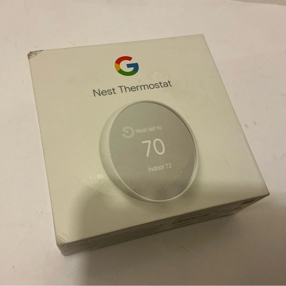 Google Nest Thermostat in White